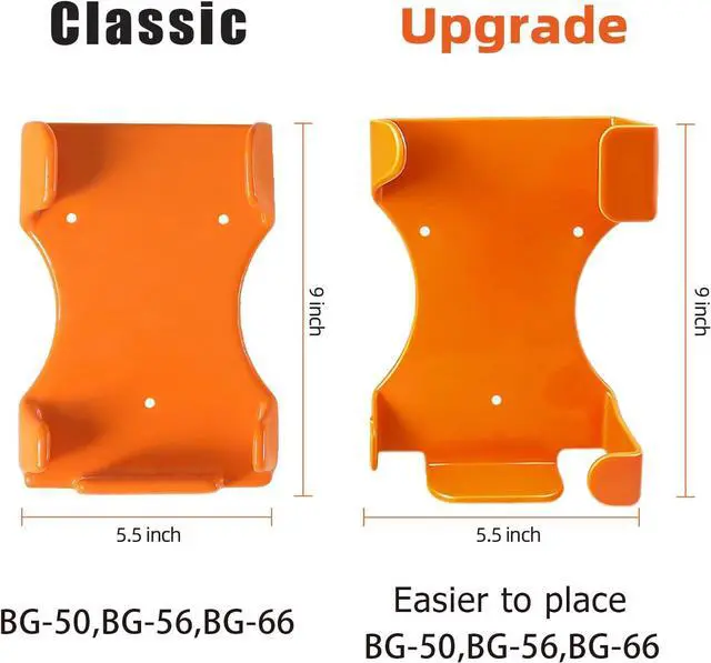 Alt view image 4 of 6 - Leaf Blower Hanger, 1 Pack Upgrade Handheld Blower Rack for Garage Wall