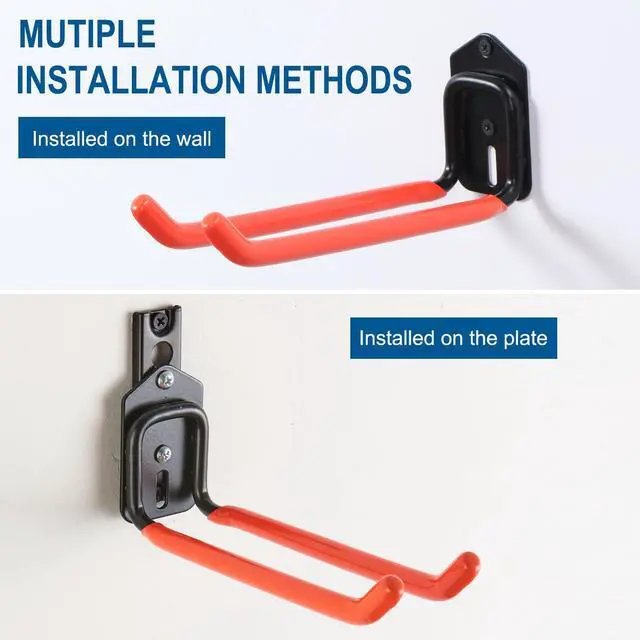 Alt view image 6 of 6 - Wallmaster Wall Mount Garage Tool Storage Rack Folding Chair Hangers