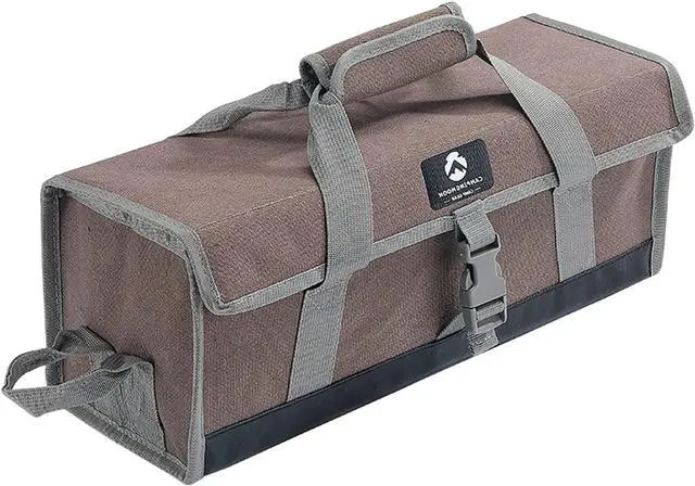 Main image of CAMPINGMOON Bottom Waterproof Outdoor Camping Tent Stakes Hammer Multi-Container Storage Box Bag (Canvas, M Size(17.7-inch Length, B-155C))