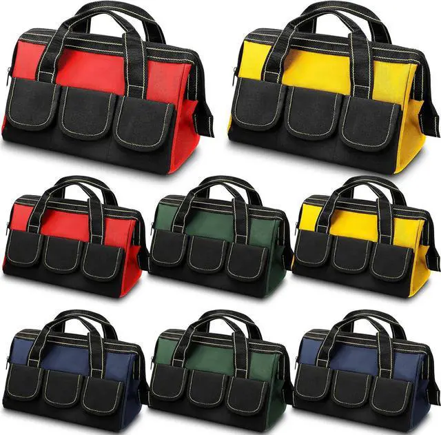 Main image of Silkfly 16 Inch 8 Pcs Tool Bags for Men,Waterproof Tools Organizer Bag