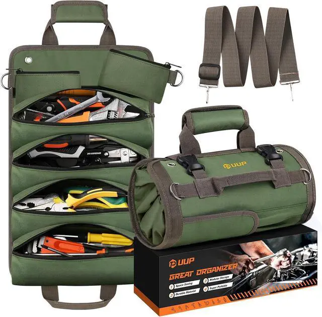 Main image of Tool Bag Roll Up, UUP Heavy Duty Portable Soft Tool Storage Gifts for Men