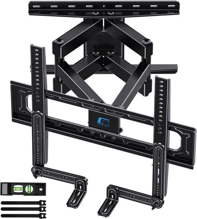 Alt view image 2 of 7 - HOME VISION Full Motion TV Mount Soundbar Bundle for 26-70" TVs, 132 lbs