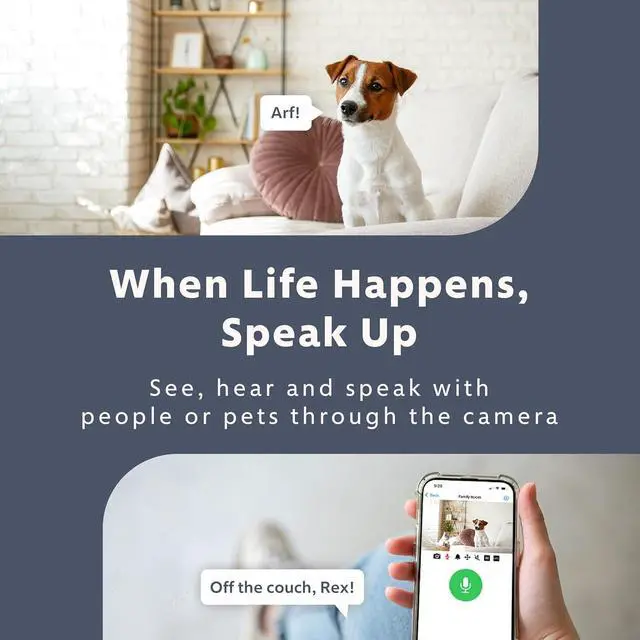 Alt view image 7 of 7 - Swann EVO 2K Indoor Wi-Fi Security Camera: 2K HD Video, Compact Plug-in, Sound/Motion/pet/Person Detection, Live View, Night Vision, 2-Way Talk & Siren, Baby Monitor, Local/Cloud Storage, Easy Setup
