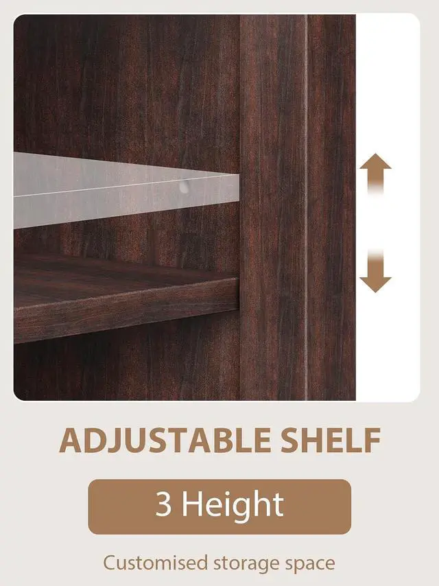Alt view image 5 of 6 - HIFYOBRO Narrow End Table with Charging Station, Flip Top Design, Type-C & USB Ports & Outlets, Adjustable Shelf for Storage in Living Room, Bedroom, Home Office