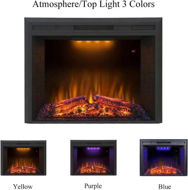 Alt view image 4 of 7 - Valuxhome 36 Inches Fireplace Insert
