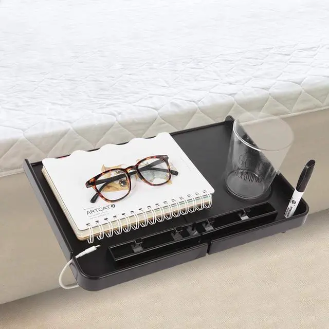 Alt view image 3 of 7 - Forzaddik Floating Nightstand Bed Side Shelf Tray, for Bunk Bed/Kids Room