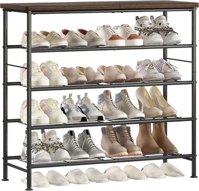 Main image of SUOERNUO 5 Tier Shoe Rack Organizer for Closet Shoe Storage for Entryway