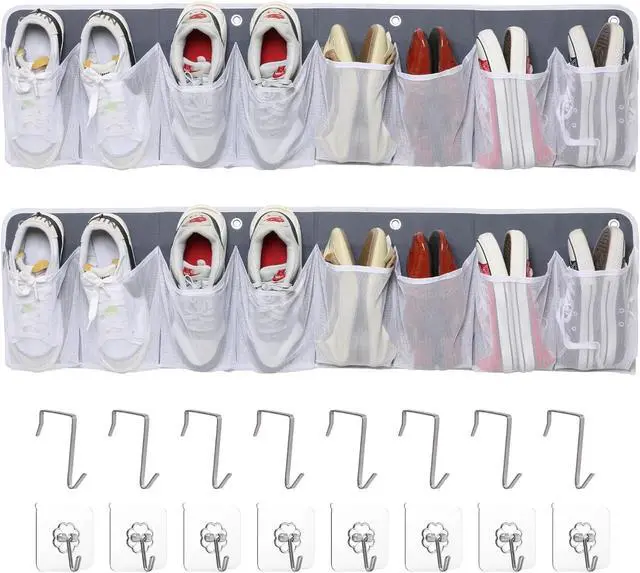 Main image of RV Shoe Storage for Bedside - 16 Extra Large Pocket Entryway Shoes Rack
