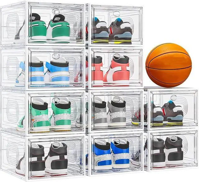 Main image of caktraie 10 Pack Thicken Shoe Organizer Stackable