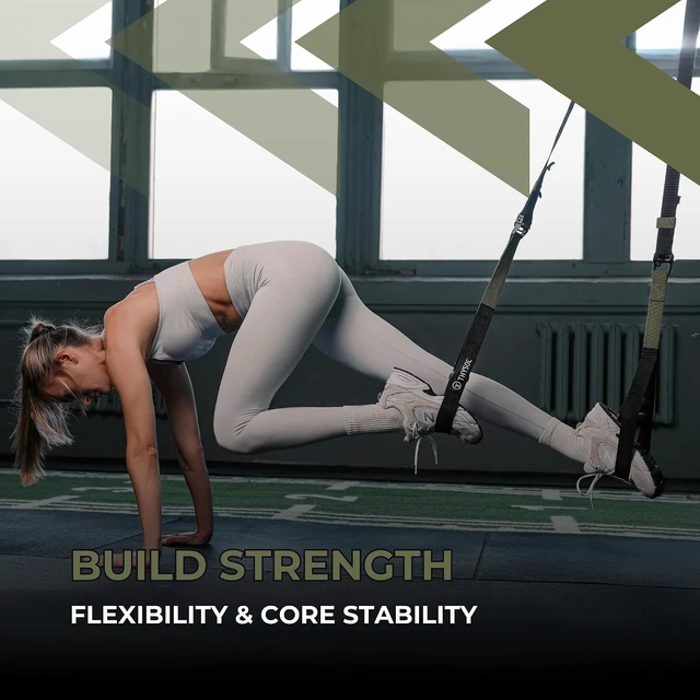 Alt view image 6 of 7 - THYSOL Suspension Resistance Trainer PRO Suspension Straps with Door Anchor