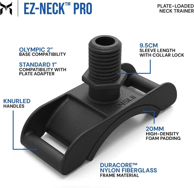 Alt view image 3 of 7 - KENSUI EZ-Neck Plate Loaded Neck Trainer