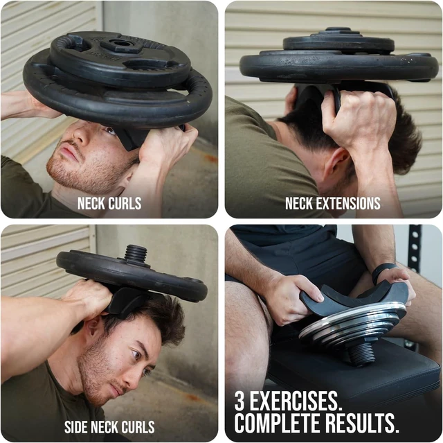Alt view image 5 of 7 - KENSUI EZ-Neck Plate Loaded Neck Trainer