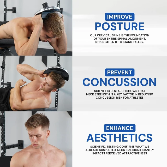 Alt view image 7 of 7 - KENSUI EZ-Neck Plate Loaded Neck Trainer
