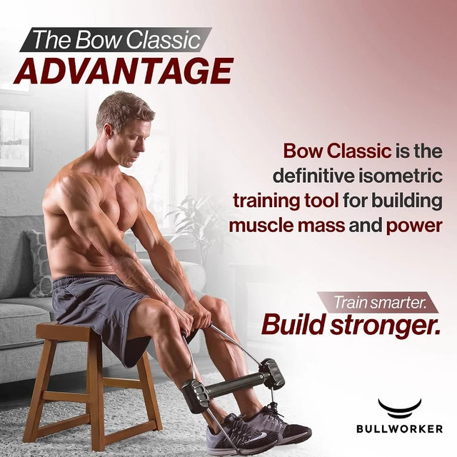 Alt view image 2 of 7 - Bullworker Bow Classic 36" Isometric Exercise Equipment, Portable Home Gym