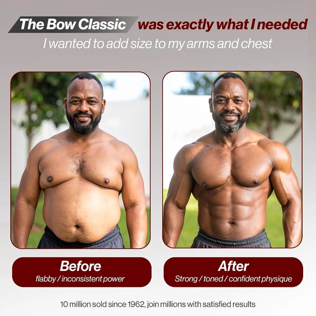 Alt view image 5 of 7 - Bullworker Bow Classic 36" Isometric Exercise Equipment, Portable Home Gym