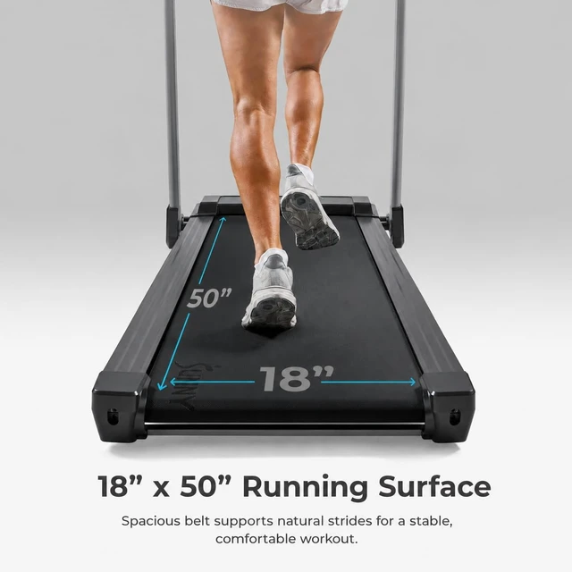 Alt view image 4 of 7 - Sunny Health & Fitness Smart Wi-Fi Treadmill with Auto Incline