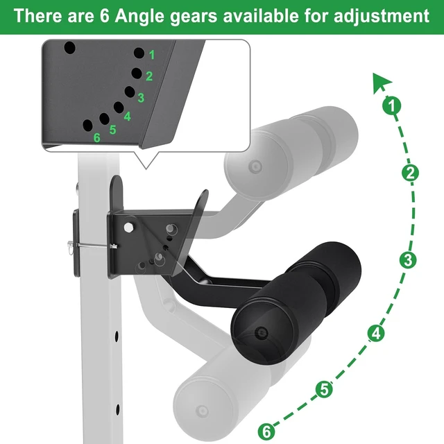 Alt view image 4 of 7 - SELEWARE Squat Rack Attachment for Power Cage with 5/8" or 1" Holes