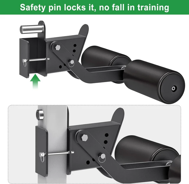 Alt view image 6 of 7 - SELEWARE Squat Rack Attachment for Power Cage with 5/8" or 1" Holes