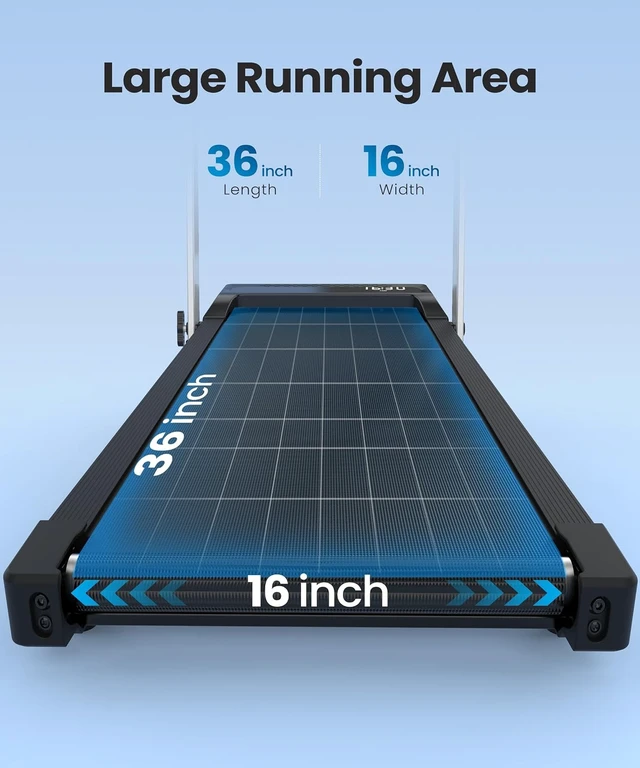 Alt view image 5 of 7 - WELLFIT Walking Pad Treadmills with Handle, 10% Incline Treadmill for Home