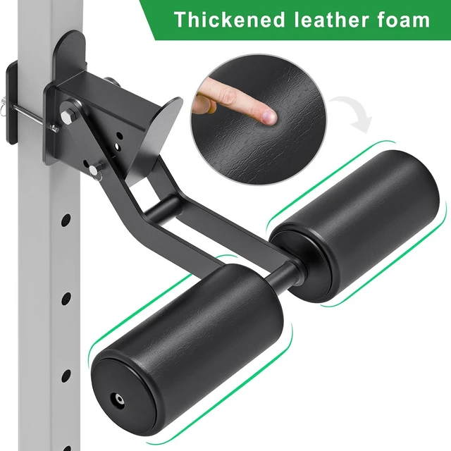 Alt view image 5 of 7 - SELEWARE Squat Rack Attachment for Power Cage with 5/8" or 1" Holes