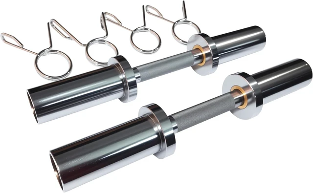 Main image of qibylift Olympic Dumbbell Handles,Loadable Dumbbell Bars, Set of 2