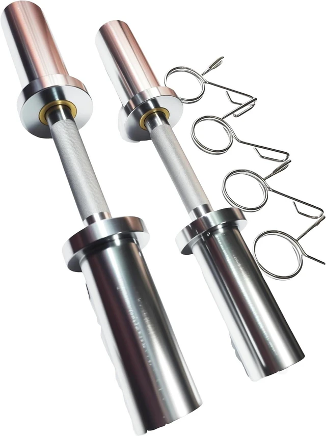 Alt view image 5 of 7 - qibylift Olympic Dumbbell Handles,Loadable Dumbbell Bars, Set of 2