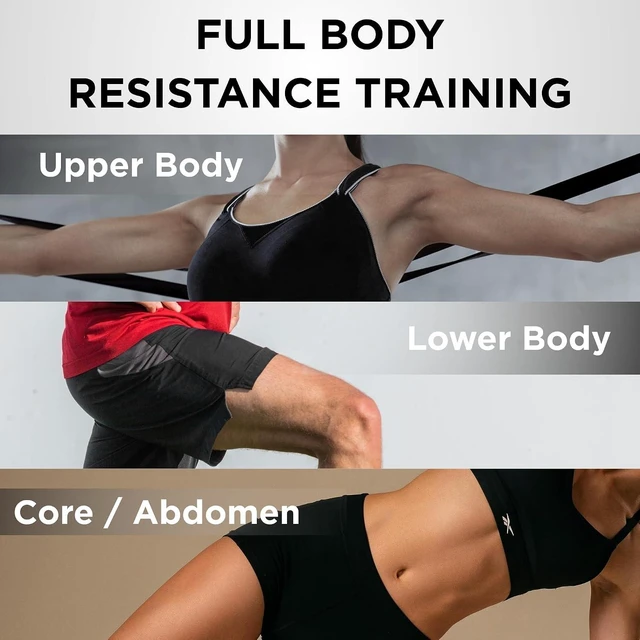 Alt view image 5 of 7 - THERABAND Resistance Band, 50-Yard Roll, Latex Elastic Band for Exercise, Stretching, Physical Therapy, Yoga, Pilates, Home Workouts, Cut-to-Length, Color-Coded Levels