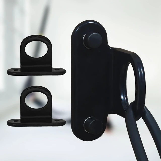 Alt view image 2 of 6 - Resistance Band Wall Anchor (3PCS), Wall Mount Hooks for Home Workouts, Yoga, Gym, Stretch Straps & Suspension Trainers