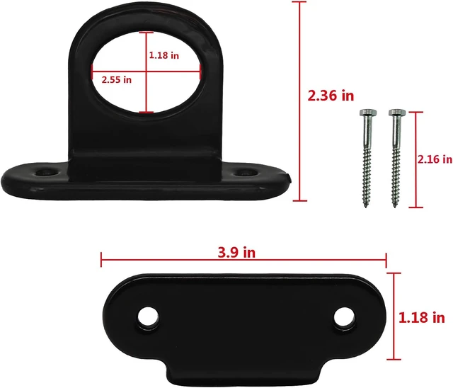 Alt view image 5 of 6 - Resistance Band Wall Anchor (3PCS), Wall Mount Hooks for Home Workouts, Yoga, Gym, Stretch Straps & Suspension Trainers