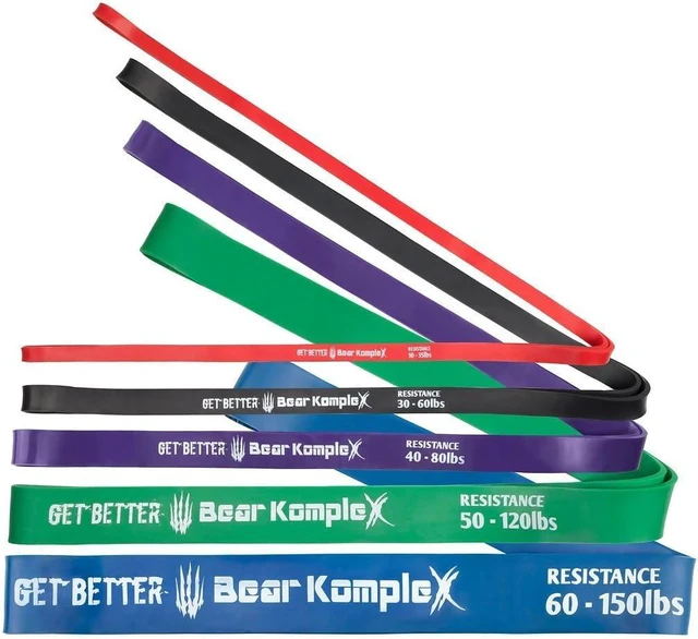 Main image of Bear KompleX Workout Looped Resistance Bands for at-Home Workouts, Durable for Pullups, Stretch Assist, Mobility, and Strength Training, Buy a Single Band or Variety Set