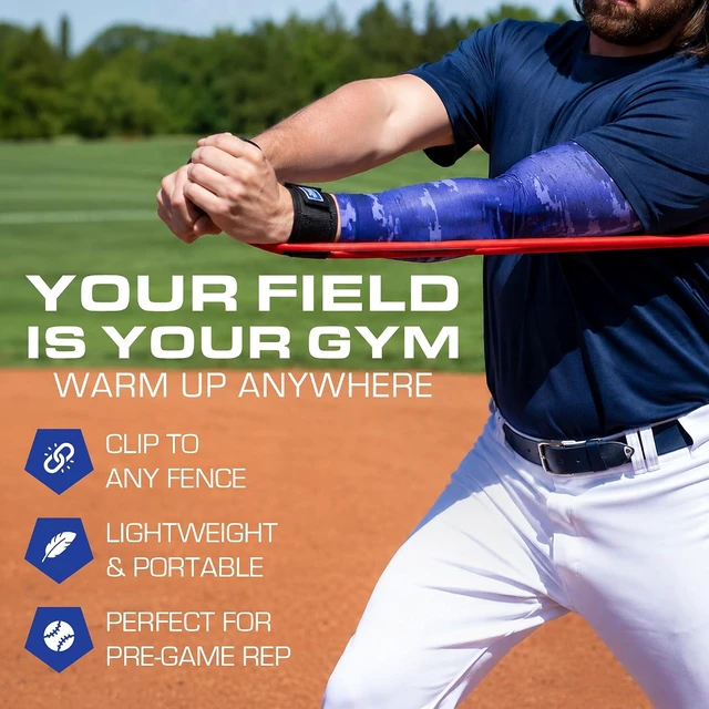 Alt view image 4 of 7 - Bucwild Sports Baseball Resistance Bands - Pitching Bands for Youth & Adult