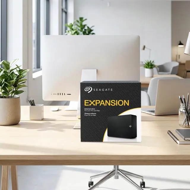 Alt view image 7 of 7 - Seagate Expansion 8TB External Hard Drive HDD - USB 3.0, with Rescue Data Recovery Services (STKR8000400)