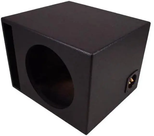 Alt view image 3 of 4 - Single 12" Subwoofer Universal Fit Vented Port Sub Box Speaker Enclosure - Armor Coated