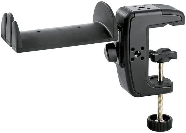 Main image of Headphones, Black, Universal Support, Portable Electronic Device Stand, Steel Construction, Rubber Covered Support, 16085.000.55
