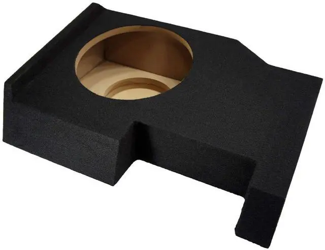 Main image of Compatible with 2014-2018 GMC Sierra Crew Cab Truck Single 12" Sub Box Subwoofer Enclosure