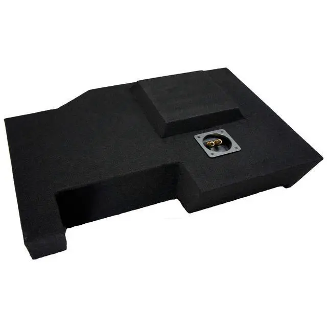 Alt view image 4 of 4 - Compatible with 2014-2018 GMC Sierra Crew Cab Truck Single 12" Sub Box Subwoofer Enclosure