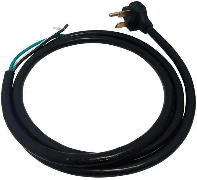 Alt view image 4 of 6 - NEMA 6-30P to Roj 6 10-Gauge 3-Wire Appliance and Power Tool Cords | 3-Pack | 8 Feet | Replacement SJTW Power Cord with Open End