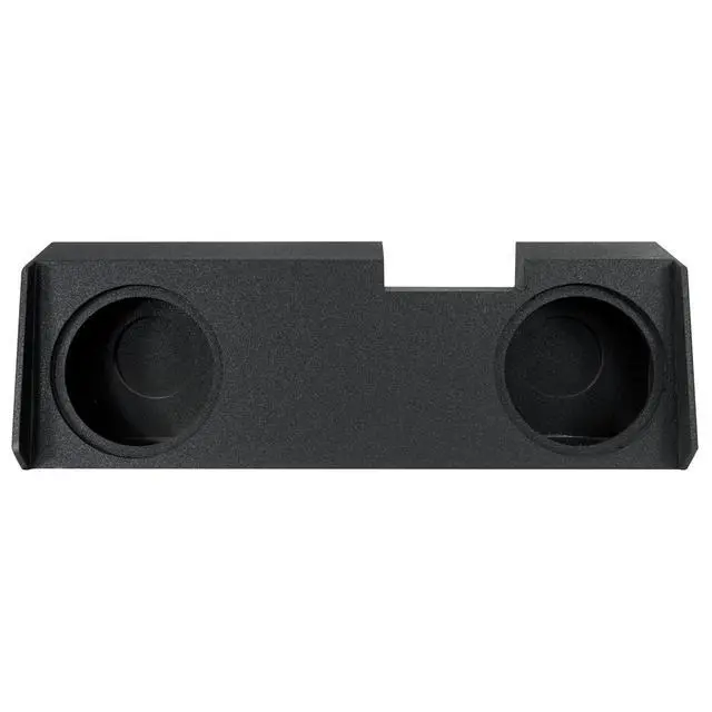 Alt view image 4 of 4 - QPower Dual 10in Underseat Downfire Subwoofer Enclosure, QBomb Sub Box Compatible with Chevy Silverado Crew & Double Cab, GMC Sierra Crew & Double Cab 2019-2026