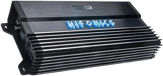Main image of A1500.1D Alpha 1500 Watt Monoblock Car Audio Amplifier, 1 Ohm Stable Super D-Class Amp with Bass Remote, MOSFET Power Supply
