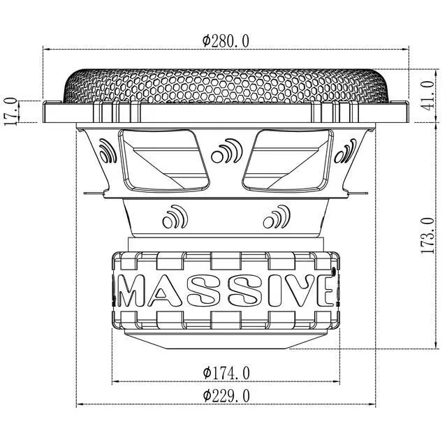 Alt view image 4 of 4 - GTR102-10" 1000 Watts RMS / 1500w MAX Dual 2 Ohm Subwoofer with Grill