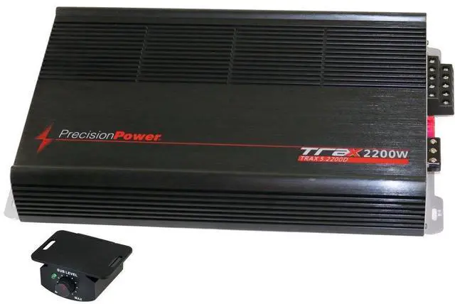 Main image of Precision TRAX52200D Power 5 Channel, 2200W, Car Amplifier