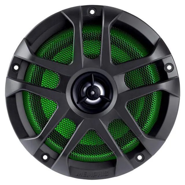 Alt view image 3 of 4 - Memphis MXA60L MXA 6.5" Marine Grade Coaxial Speakers w/RGB LED - Pair