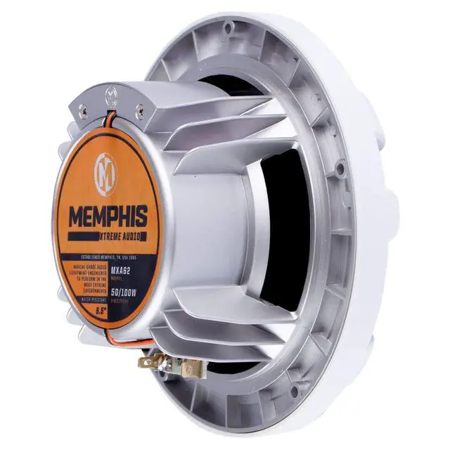 Alt view image 4 of 4 - Memphis MXA60L MXA 6.5" Marine Grade Coaxial Speakers w/RGB LED - Pair