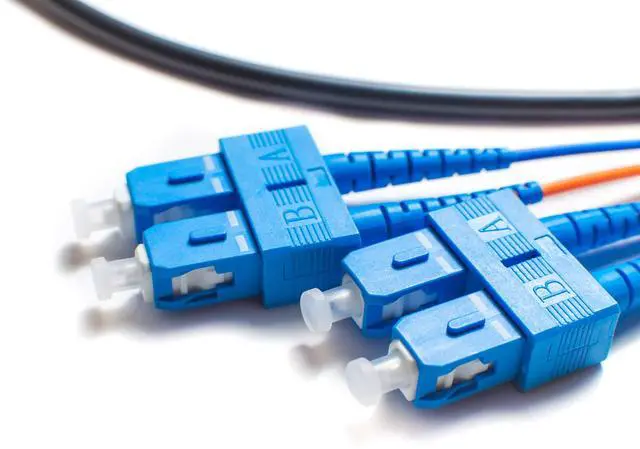 Main image of 75M OS2 SC ST Indoor/Outdoor Fiber Optic Cable | Duplex 9/125 SC to ST Singlemode Jumper 85 Meter (278.87ft) | Made in USA | smf sc-st dx Single-Mode | Lengths: 0.5M-300M