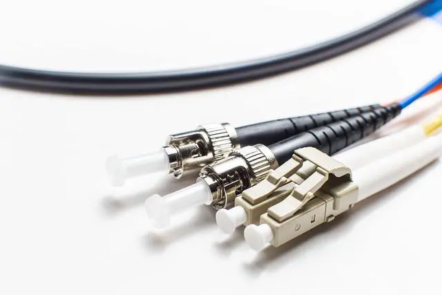 Main image of LC ST OM4 Indoor/Outdoor Fiber Optic Patch Cable 10Gb/40Gb/100Gb Corning Glass | 60.0m (196.9ft) | Water & UV-Resistant for Data Centers, Outdoor Conduit, Campus Links | Length: 0.5M-300M