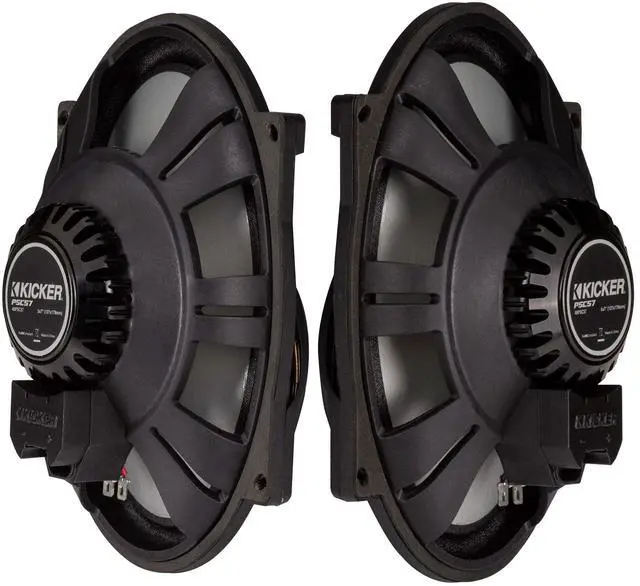 Alt view image 2 of 6 - 48PSC574 PSC574 5"x7" Replacement Coaxial Speakers, 4-Ohm Compatible with Harley Motorcycles, Pair