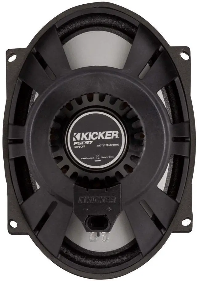 Alt view image 5 of 6 - 48PSC574 PSC574 5"x7" Replacement Coaxial Speakers, 4-Ohm Compatible with Harley Motorcycles, Pair