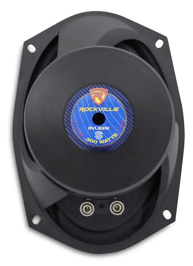 Alt view image 4 of 4 - RVL69W 300-Watt Peak/150-Watt RMS 6x9 in 4-Ohm Cast Aluminum Car Subwoofer, Double 60oz Magnet, 2-Inch Voice Coil, for Competition Mid-Bass, 2-Piece