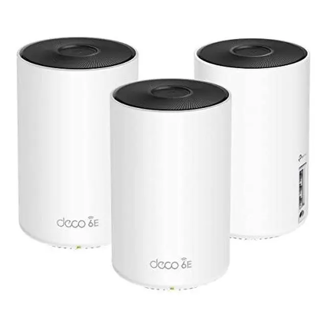 Alt view image 5 of 5 - Deco XE5300 - AXE5300 TRI-Band MESH WiFi 6E System - 3 Pack