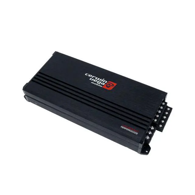 Alt view image 2 of 4 - Cerwin Vega XED8005D 5-Channel 660W RMS Class D Car Amplifier Compact with Vega Bass Boost Crossover Frequency Response for Quality Car Audio System
